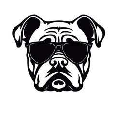  bulldog  silhouette