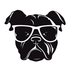  bulldog  silhouette