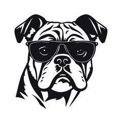  bulldog  silhouette