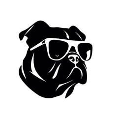  bulldog  silhouette