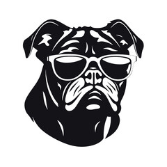  bulldog  silhouette