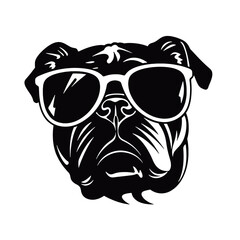  bulldog  silhouette