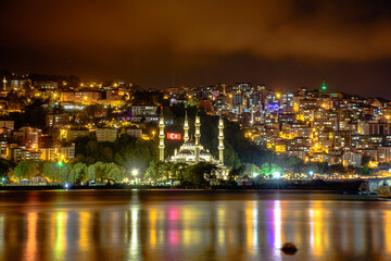 Fototapeta premium night view of the city