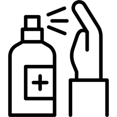 Alcohol Spray Icon