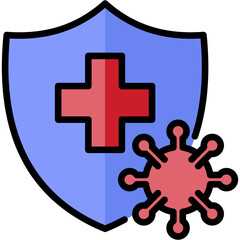 Obraz premium Virus Protection Icon