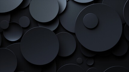 black circle background and wallpaper, modern circle geometric shape wallpaper