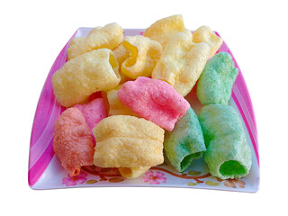 Handmade Colorful and Tasty Prawn Cracker - Crunchy and Salty Snacks