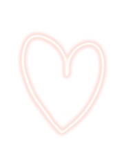 Vector illustration. Outline drawings of hearts. Hearts in different designs. Hatching.