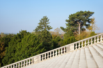 Orangery staircase of a hundred steps in the Versailles gardens