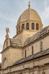 Fototapeta na wymiar Cathedral of Saint James in Sibenik