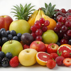 Naklejka na ściany i meble Fresh fruits and berries