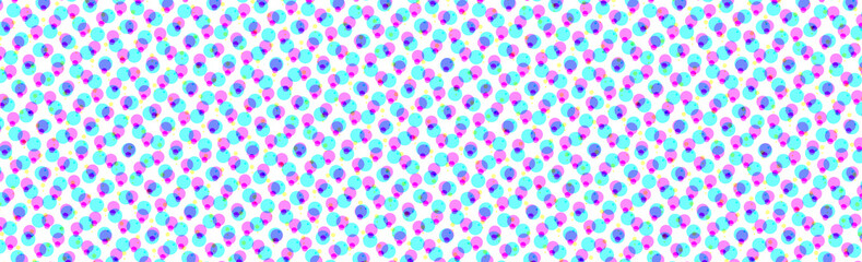 Pastel color halftone dots background. Wide panoramic. Web design. Gradient