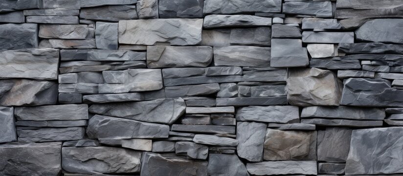 Stone wall featuring an attractive pattern texture