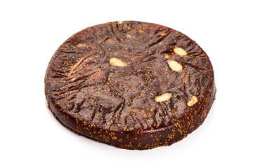 National Georgian sweet dish - churchhela, isolated on white background.