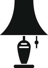Interior torcher icon simple vector. Lamp led light. Furniture house decor