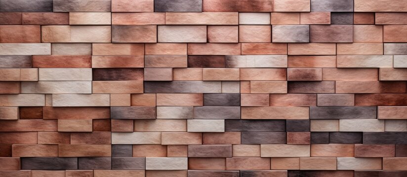 Abstract brick wall tiles pattern design background