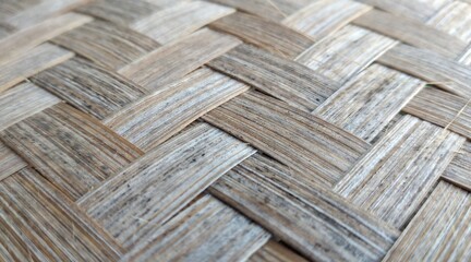 Woven rattan texture background. Bamboo weave pattern background.