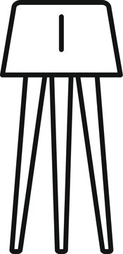 recommend clip art: Floor interior room lamp icon outline vector. Torcher decor. Wall stand lampshade