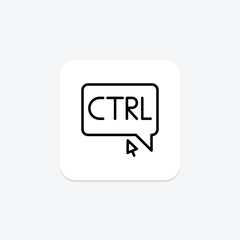 Cost-per-Click icon, cpc, advertising, online, digital line icon, editable vector icon, pixel perfect, illustrator ai file