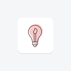 Ad Creative icon, creative, advertising, online, digital color shadow thinline icon, editable vector icon, pixel perfect, illustrator ai file