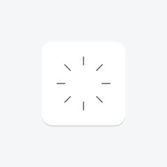 Loading Spinner icon, spinner, icon, ui, ux thinline icon, editable vector icon, pixel perfect, illustrator ai file