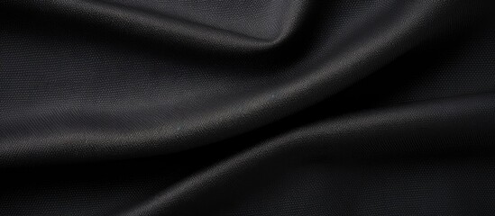 Texture of black fabric without seams - obrazy, fototapety, plakaty