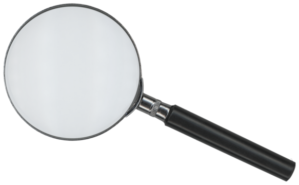 transparent magnifying glass PNG