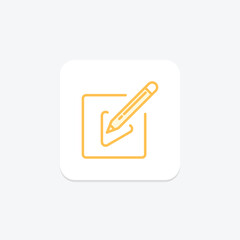 Video Editing icon, editing, edit, cut, trim duotone line icon, editable vector icon, pixel perfect, illustrator ai file