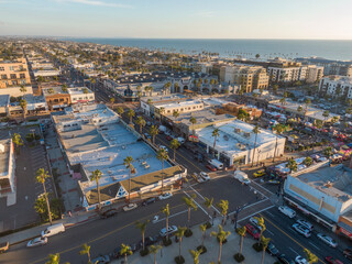 Oceanside California Landmarks by Drone 