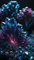 Isolated water splash merges with water background in captivating image