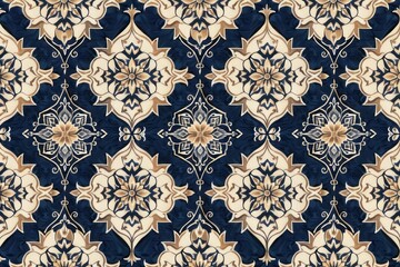 Fototapeta premium Beautiful embroidery. geometric ethnic oriental pattern traditional .Aztec style, abstract, vector, illustration. design for texture, fabric, clothing, wrapping, fashion, carpet, print