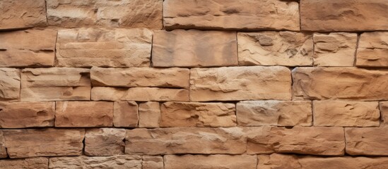 Close up of a sandstone brick for textured backdrop