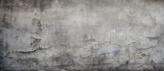 Close up view of a weathered gray concrete wall