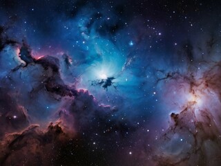 Fototapeta na wymiar Nebula and galaxies in space. Abstract cosmos background. Colorful space galaxy cloud nebula. Stars night cosmos. Universe science astronomy. Supernova background wallpaper 