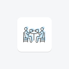 Fototapeta premium Student Life icon, life, school, college, university color shadow thinline icon, editable vector icon, pixel perfect, illustrator ai file