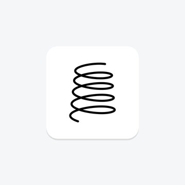 Flask icon, python, framework, backend, server-side line icon, editable vector icon, pixel perfect, illustrator ai file