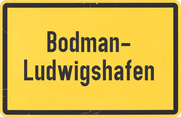 Ortsschild Bodman-Ludwigshafen