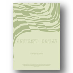 Abstract geometric pattern. The idea of a banner, brochure, catalog, or booklet. A template for creative design