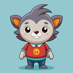 Cute Vector Cartoon Mascot Illustration Style