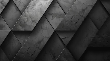 Modern black and grey geometric pattern background - Powered by Adobe