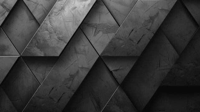 Modern black and grey geometric pattern background
