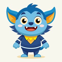 Cute Vector Cartoon Mascot Illustration Style