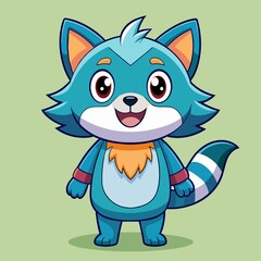 Cute Vector Cartoon Mascot Illustration Style