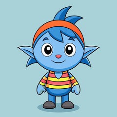 Cute Vector Cartoon Mascot Illustration Style