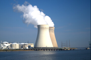 Funnels of nuclear power plant