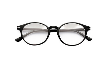 Pair of Glasses on White Surface