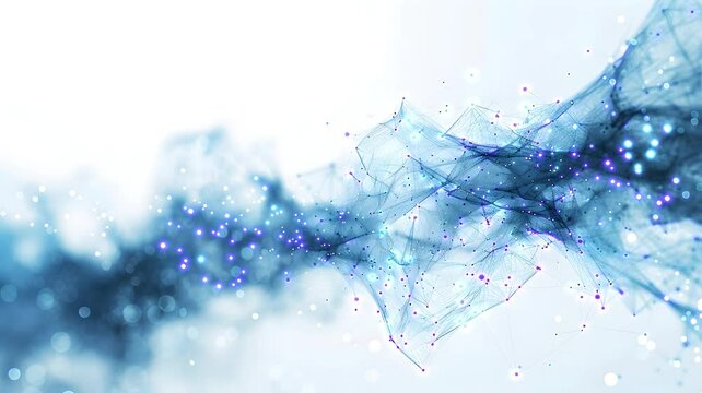 abstract blue background with bubbles