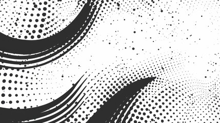 background of black and white Comic halftone pop art texture