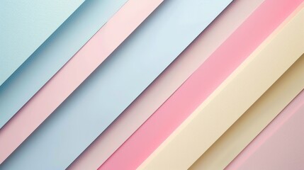 Fototapeta premium A minimalist geometric background featuring soft pastel colors and sharp lines