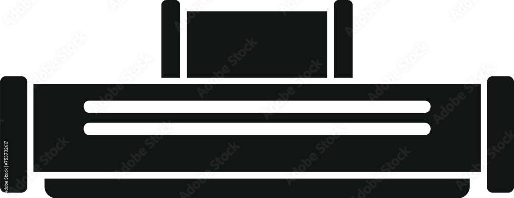Aufkleber gadget ink digital icon simple vector. can design ecology. garbage computing